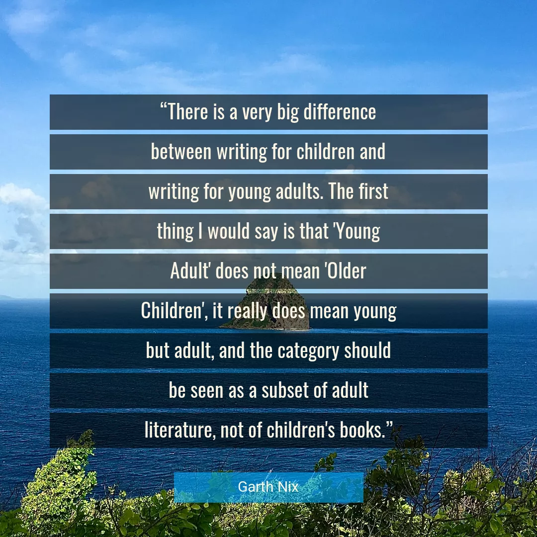 Quote About Children By Garth Nix