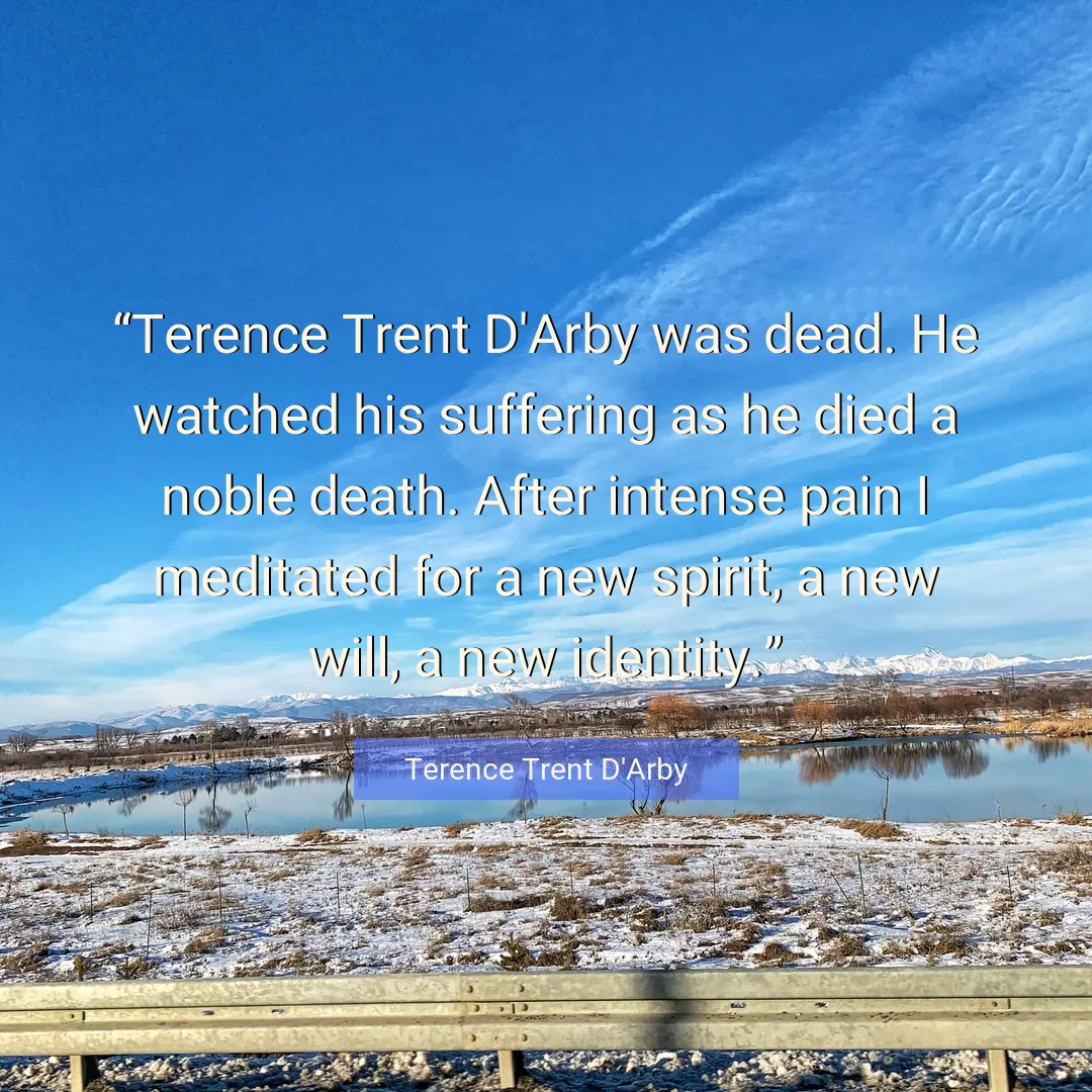 Quote About Death By Terence Trent D'Arby