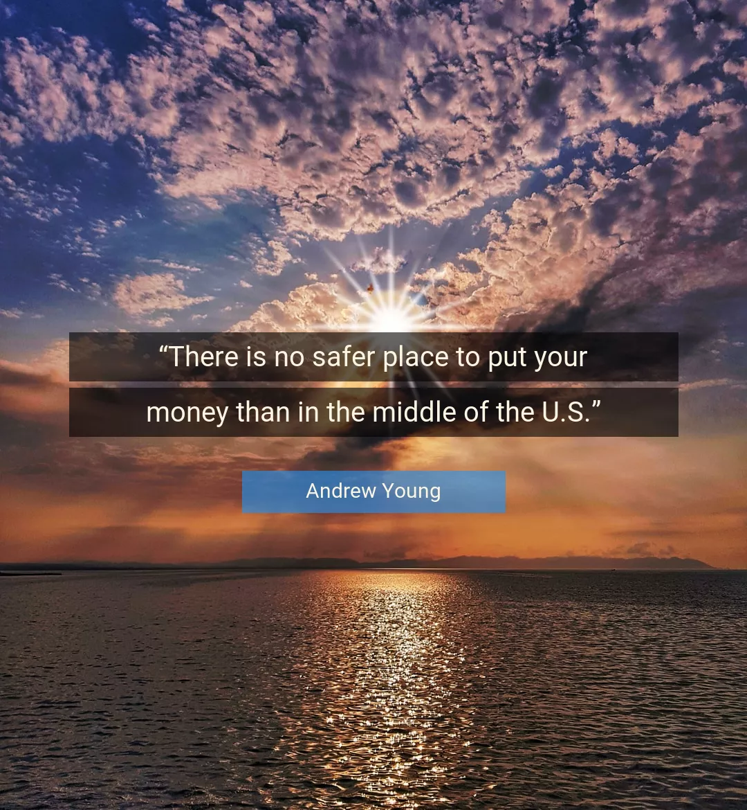 Quote About Money By Andrew Young