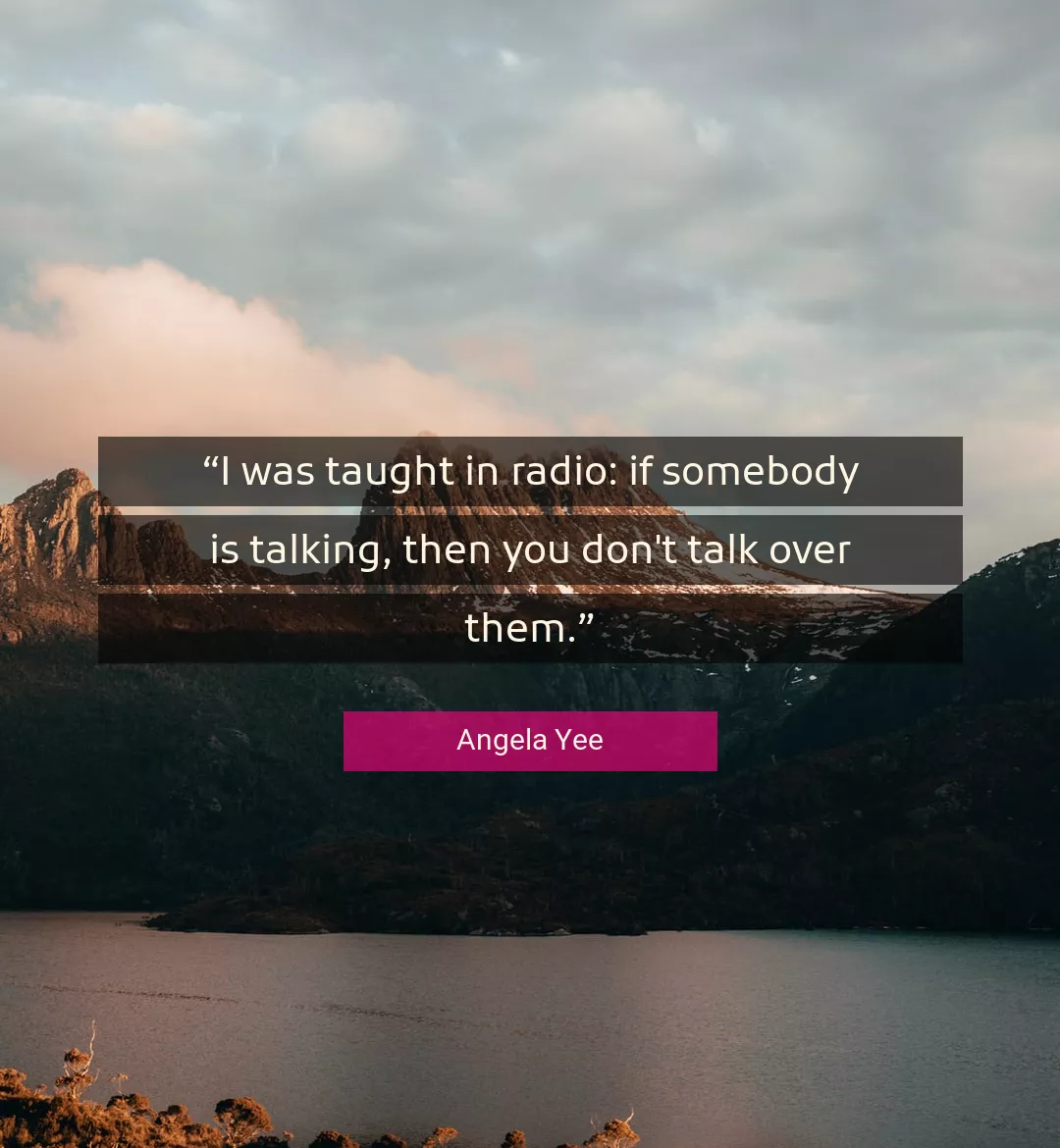 Quote About You By Angela Yee