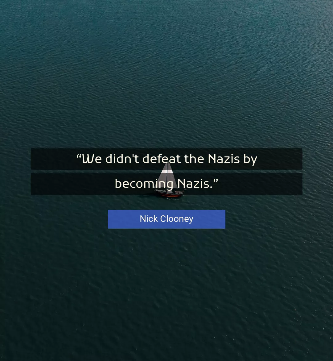 Quote About Defeat By Nick Clooney