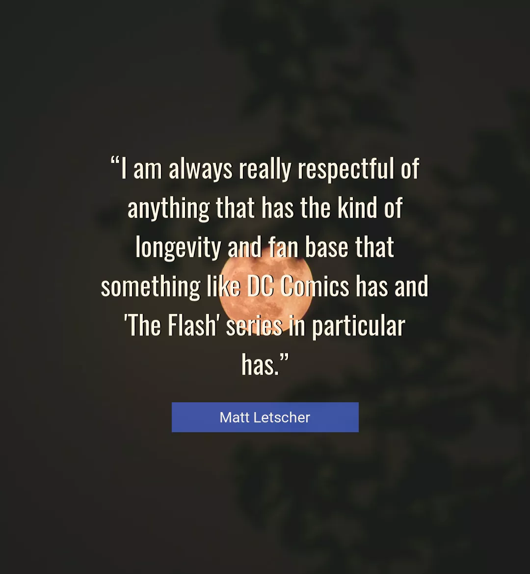 Quote About I By Matt Letscher