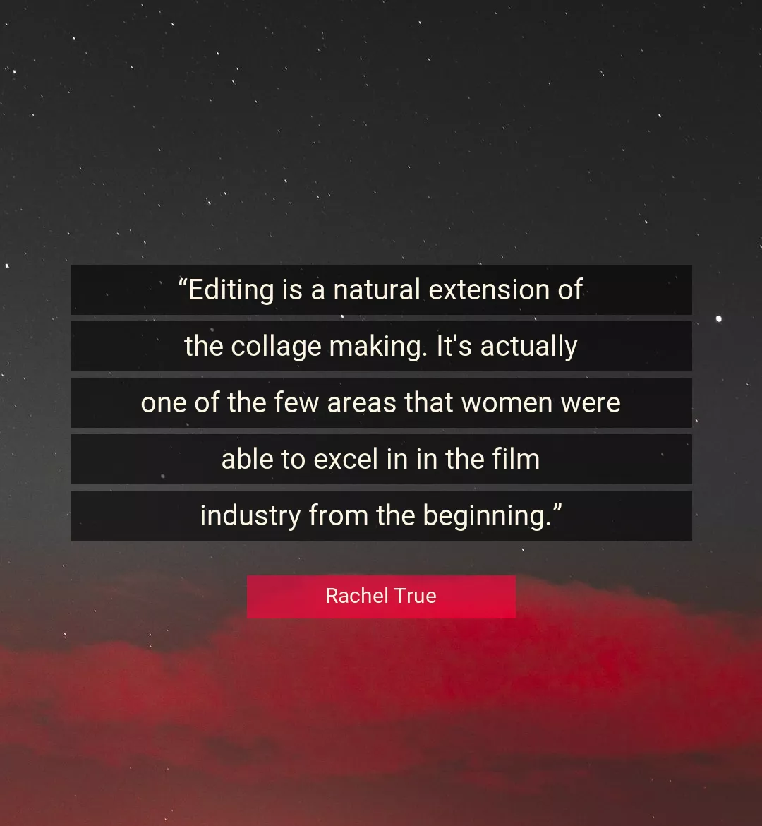 Quote About Women By Rachel True