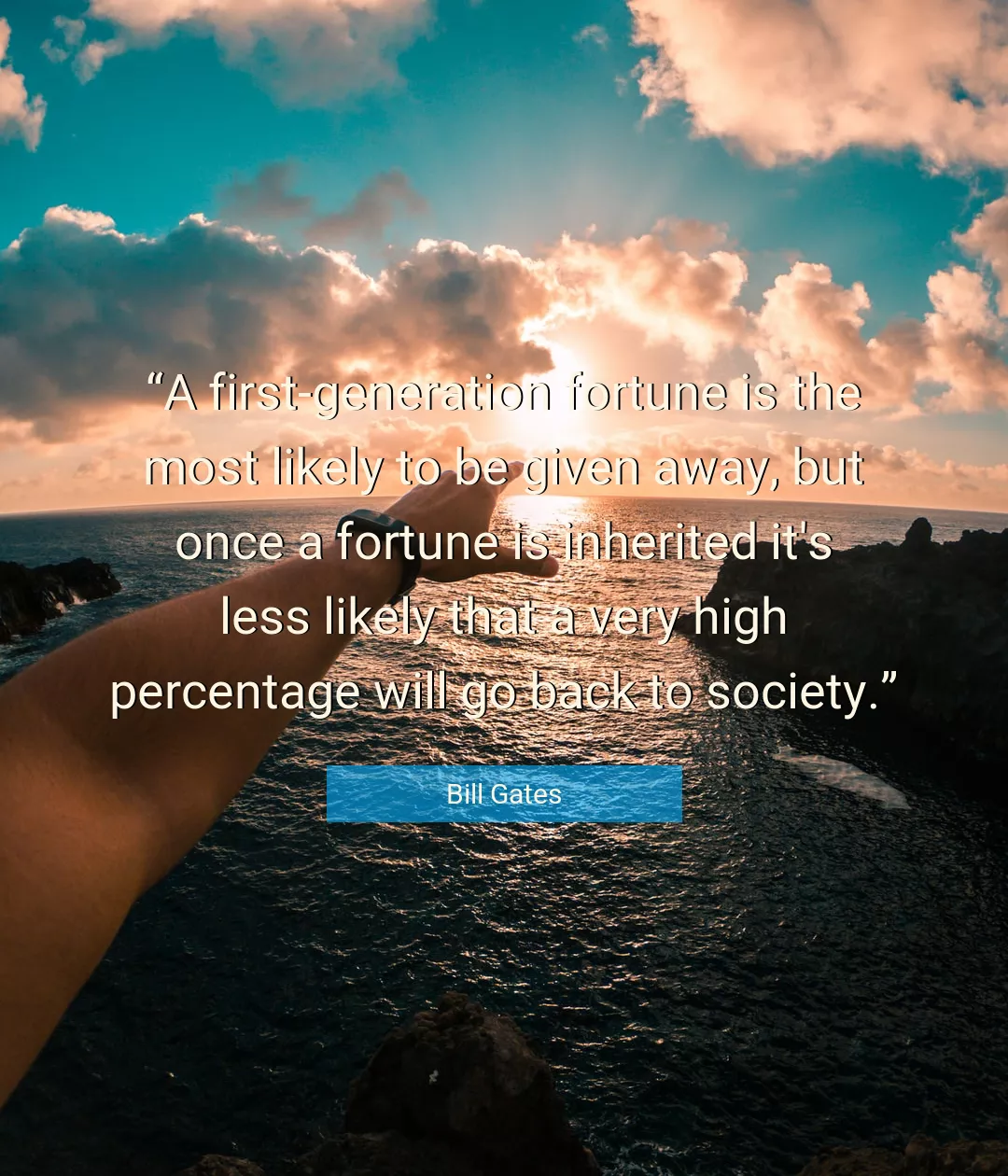 Quote About Society By Bill Gates