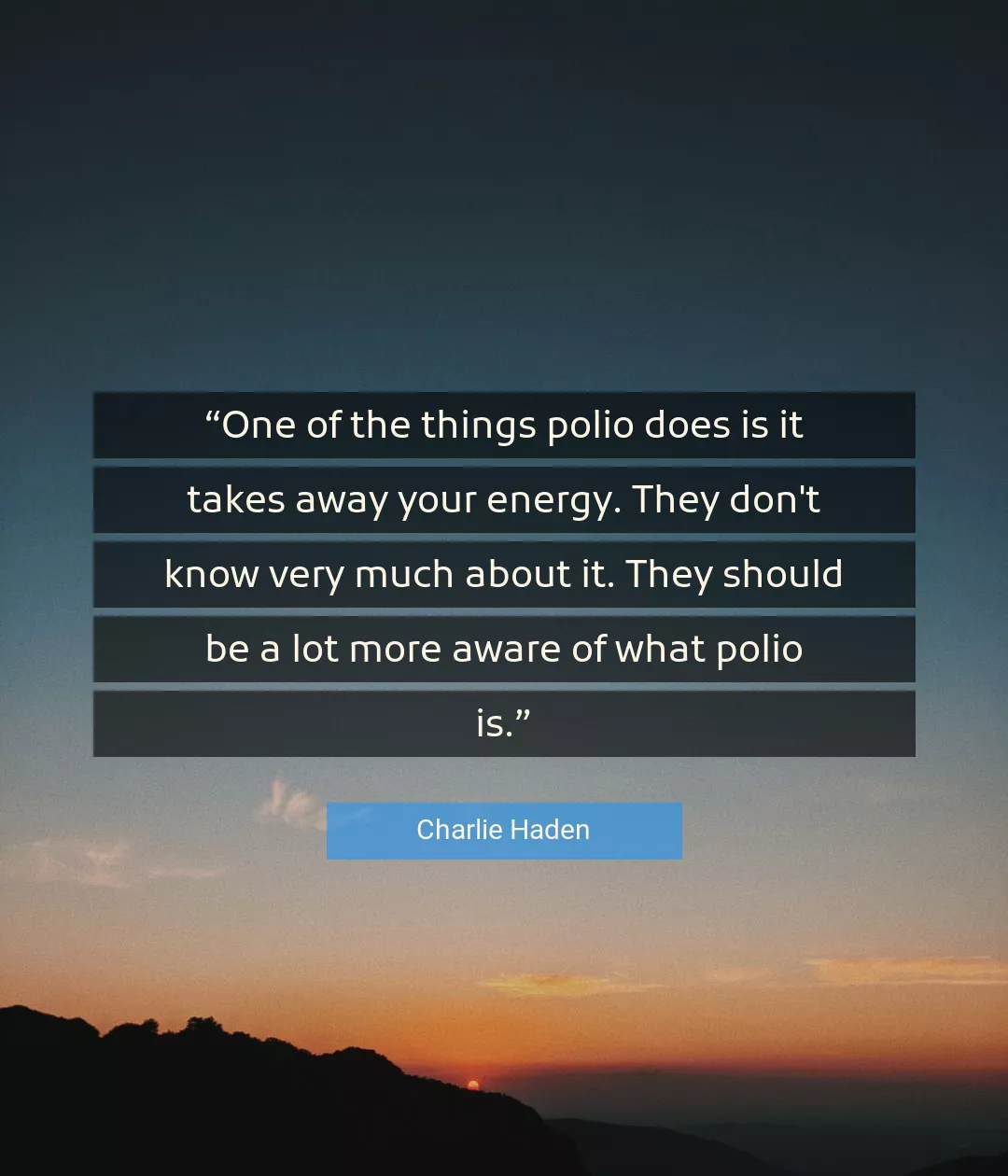 Quote About Energy By Charlie Haden