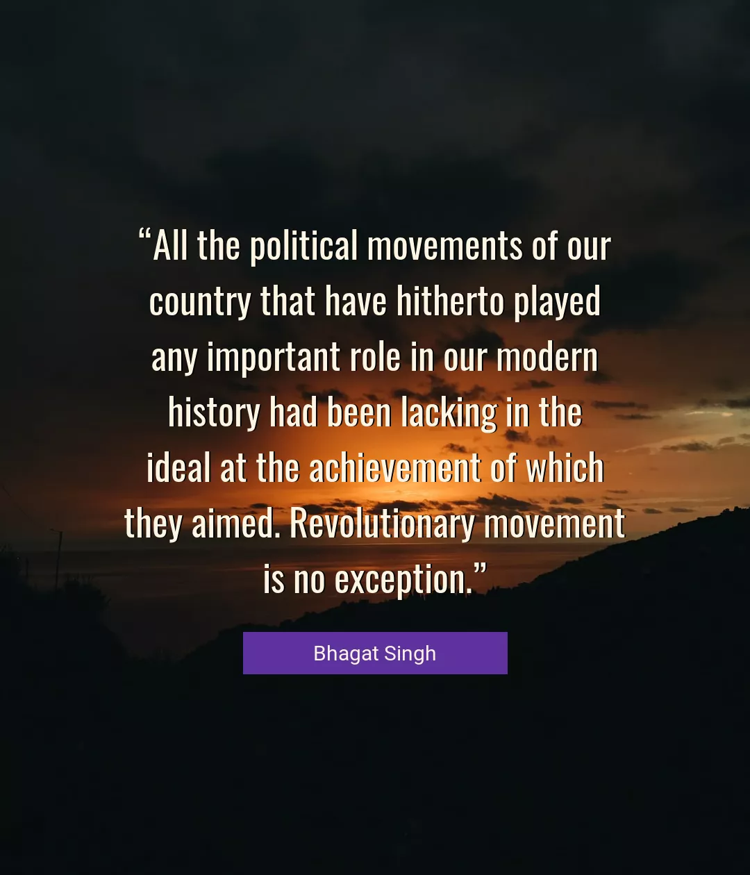 Quote About History By Bhagat Singh