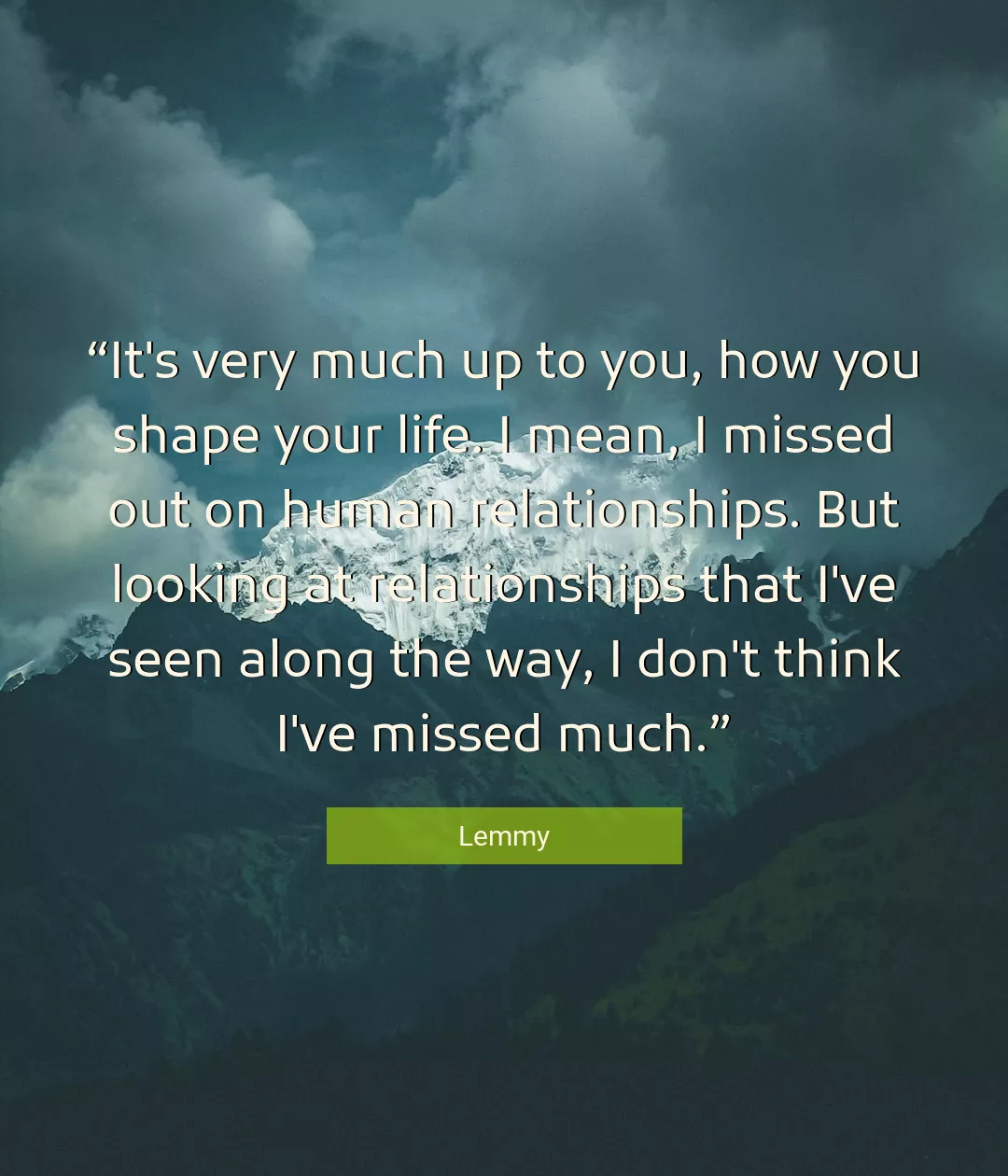 Quote About Life By Lemmy