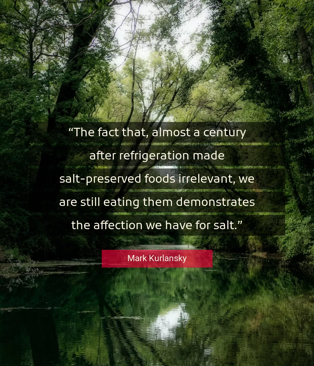 Quote About Eating By Mark Kurlansky