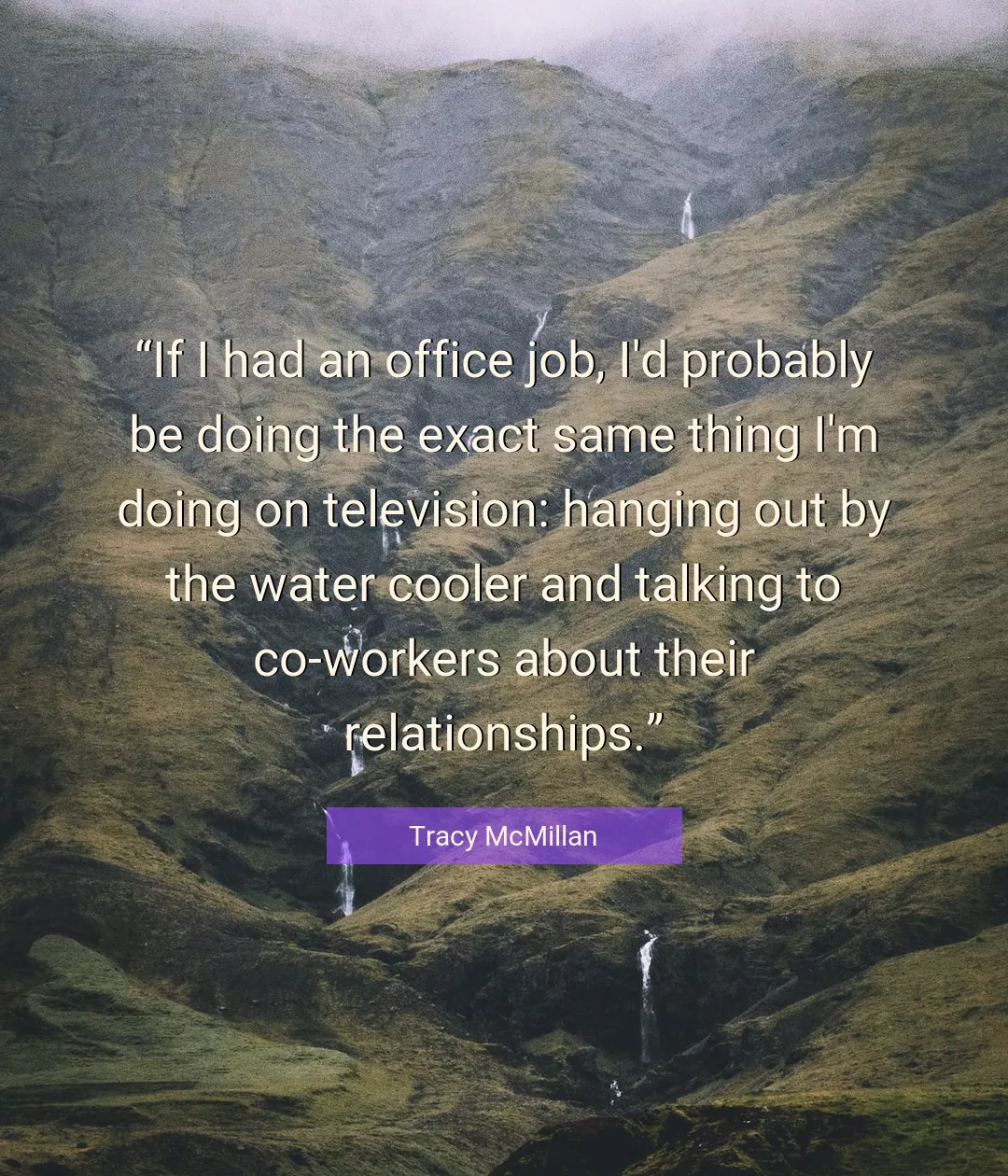 Quote About Water By Tracy McMillan