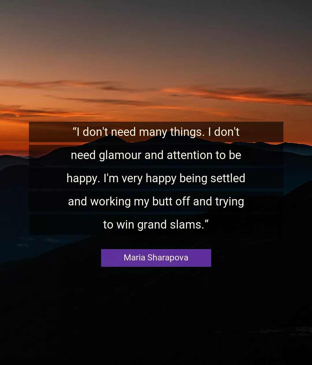 Quote About Win By Maria Sharapova