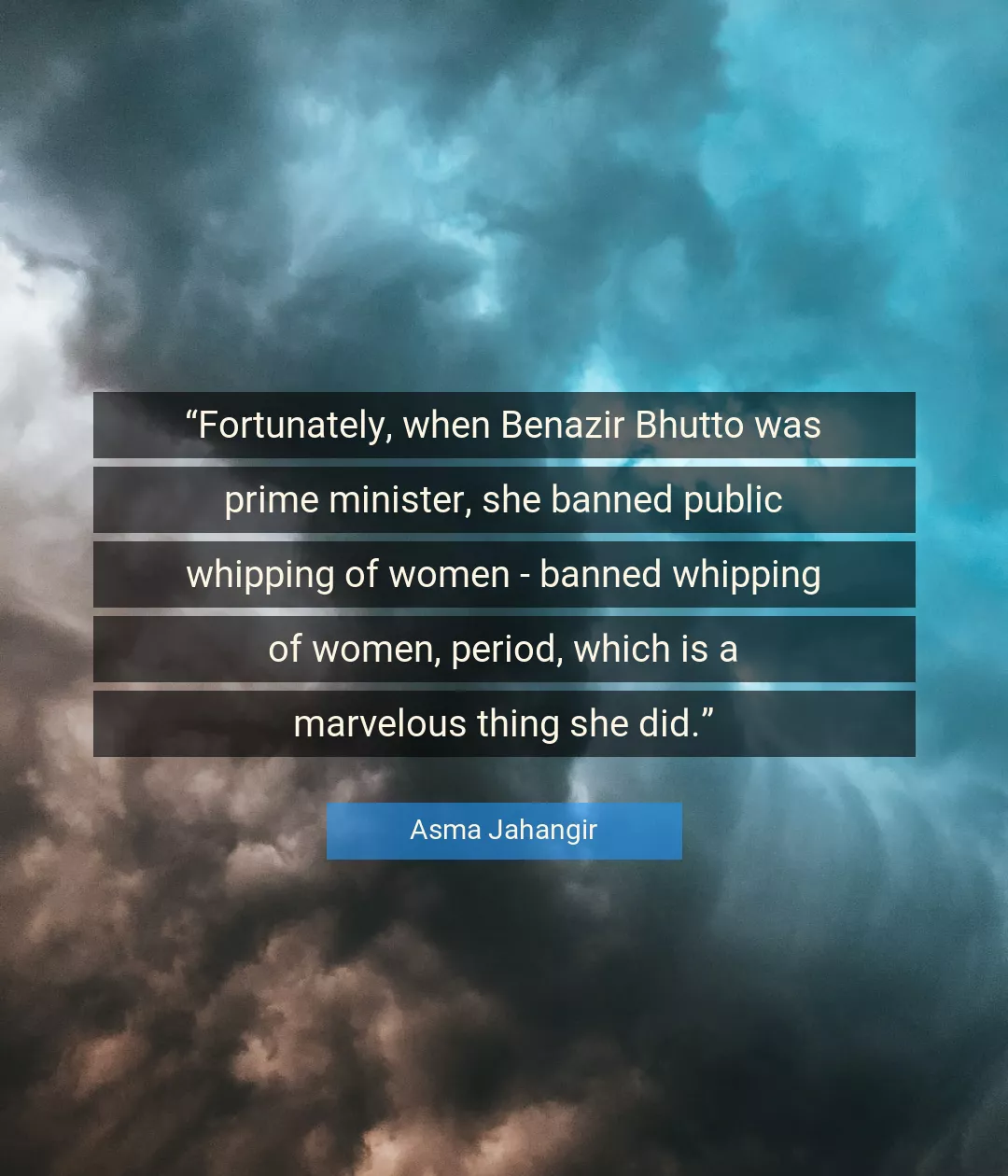 Quote About Women By Asma Jahangir