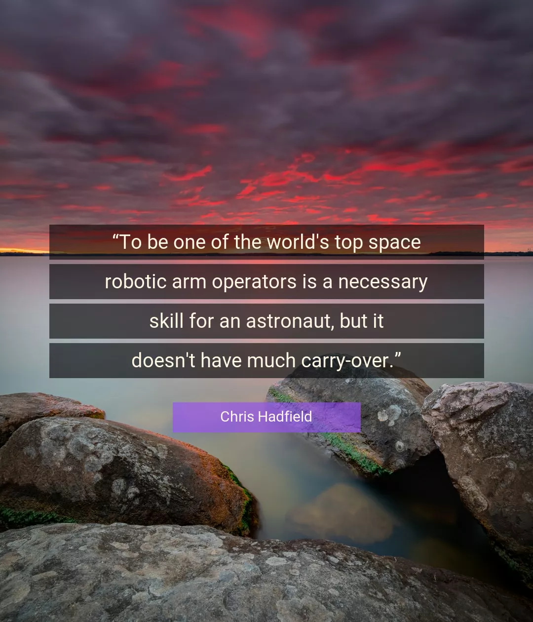 Quote About World By Chris Hadfield