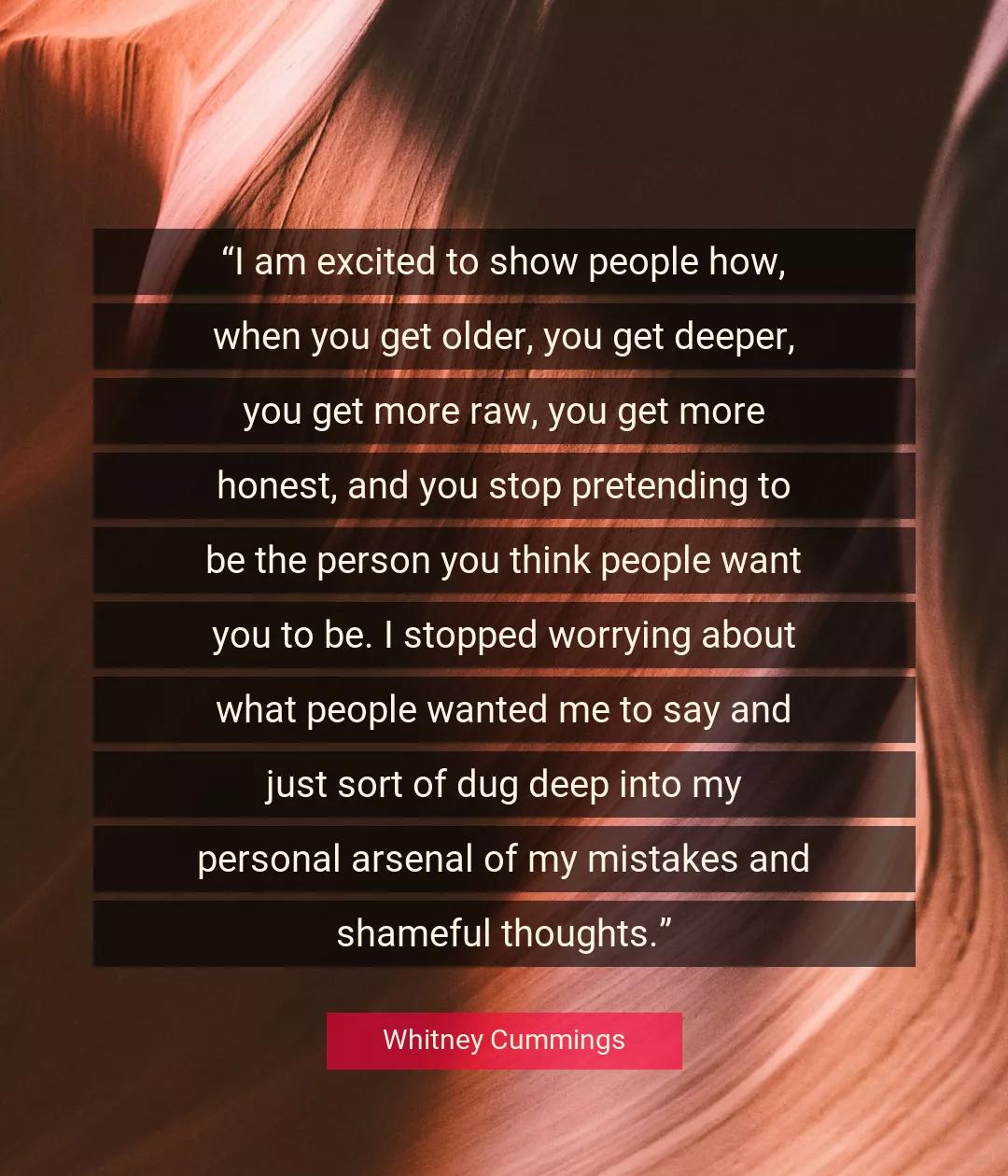 Quote About You By Whitney Cummings