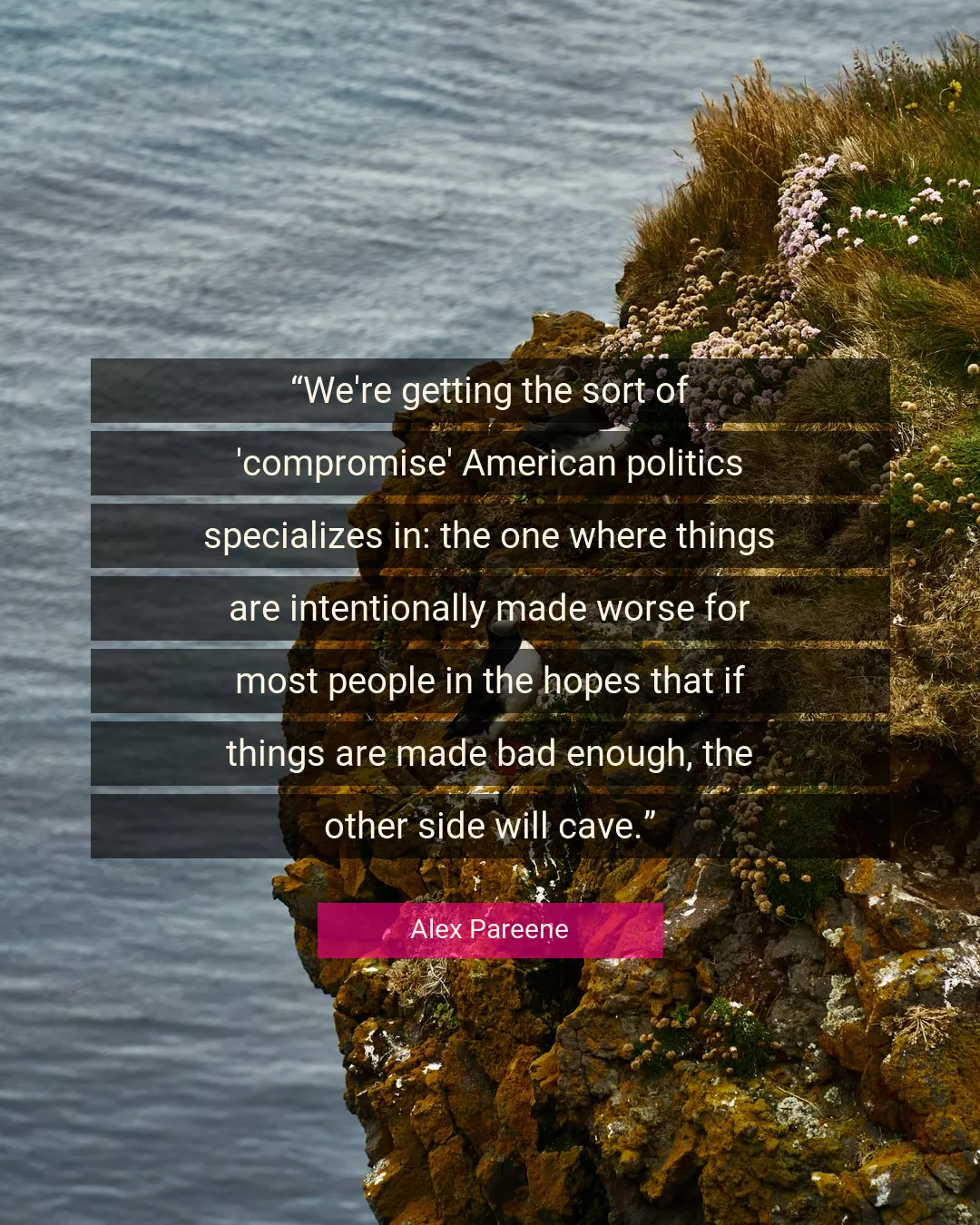 Quote About Politics By Alex Pareene
