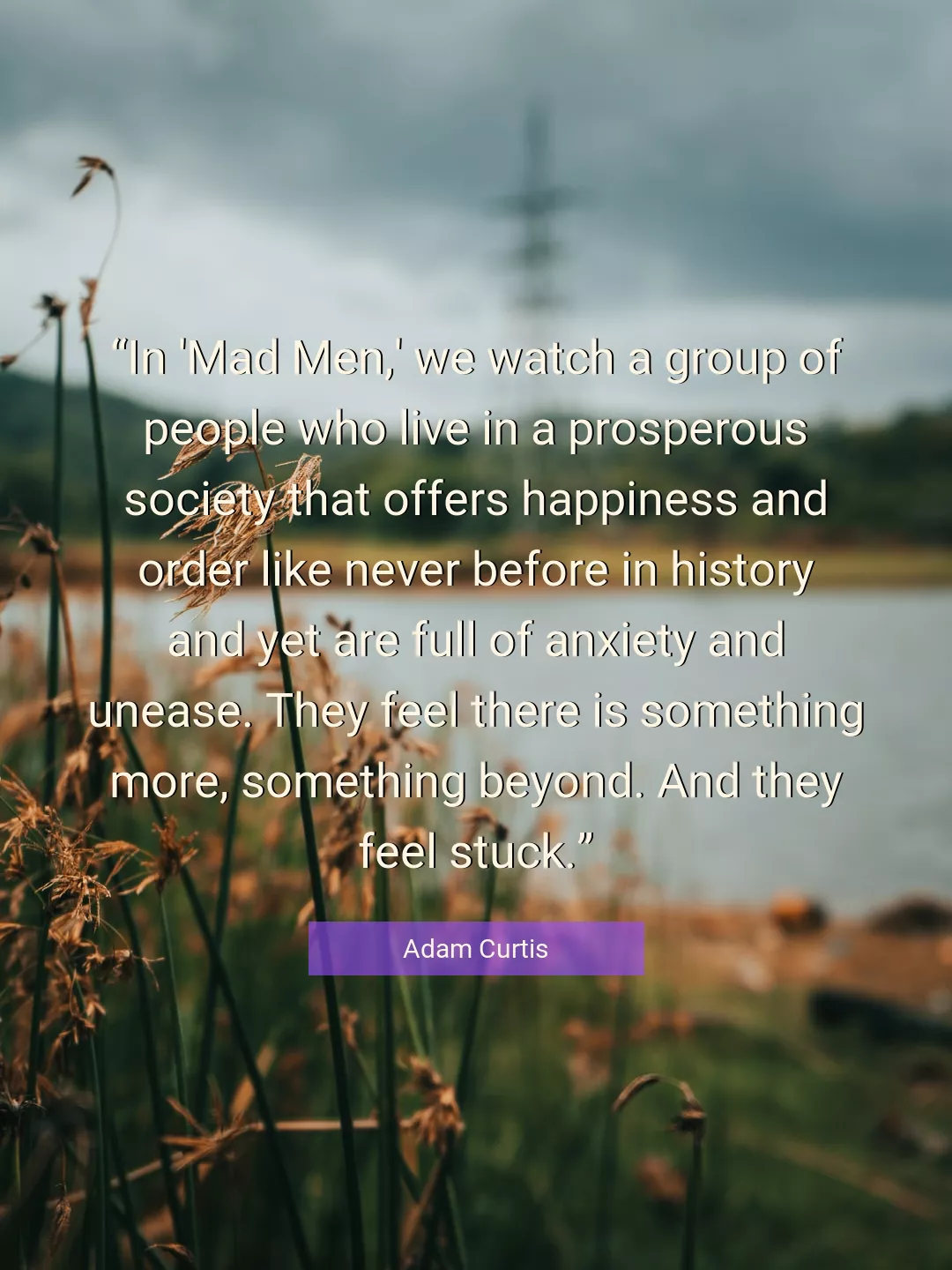 Quote About Happiness By Adam Curtis