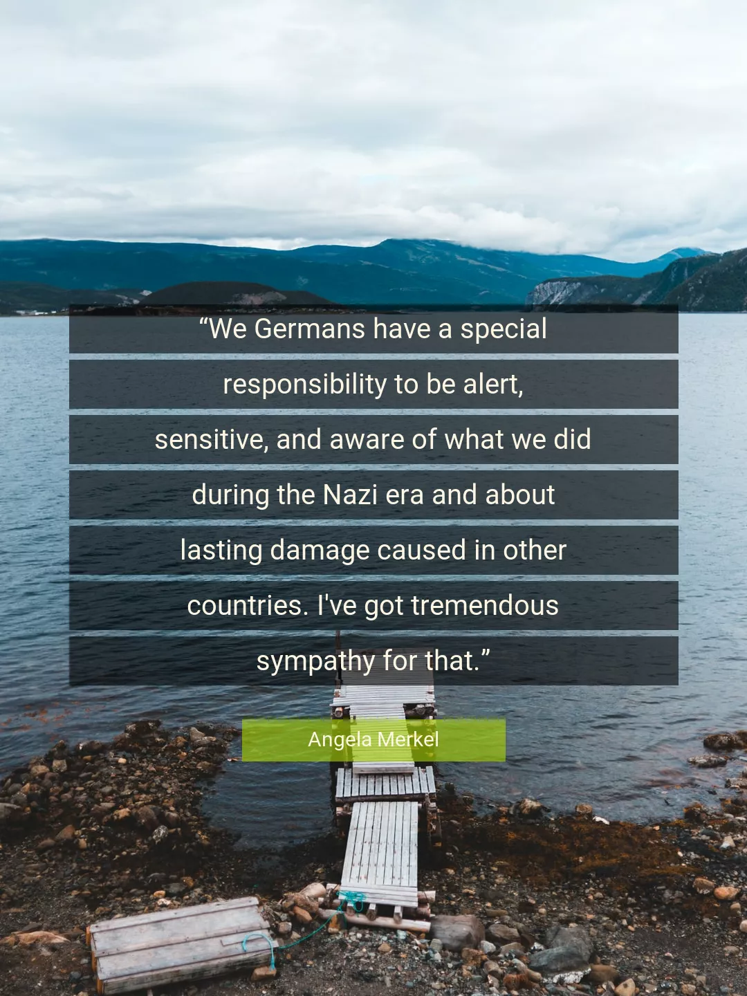 Quote About Responsibility By Angela Merkel