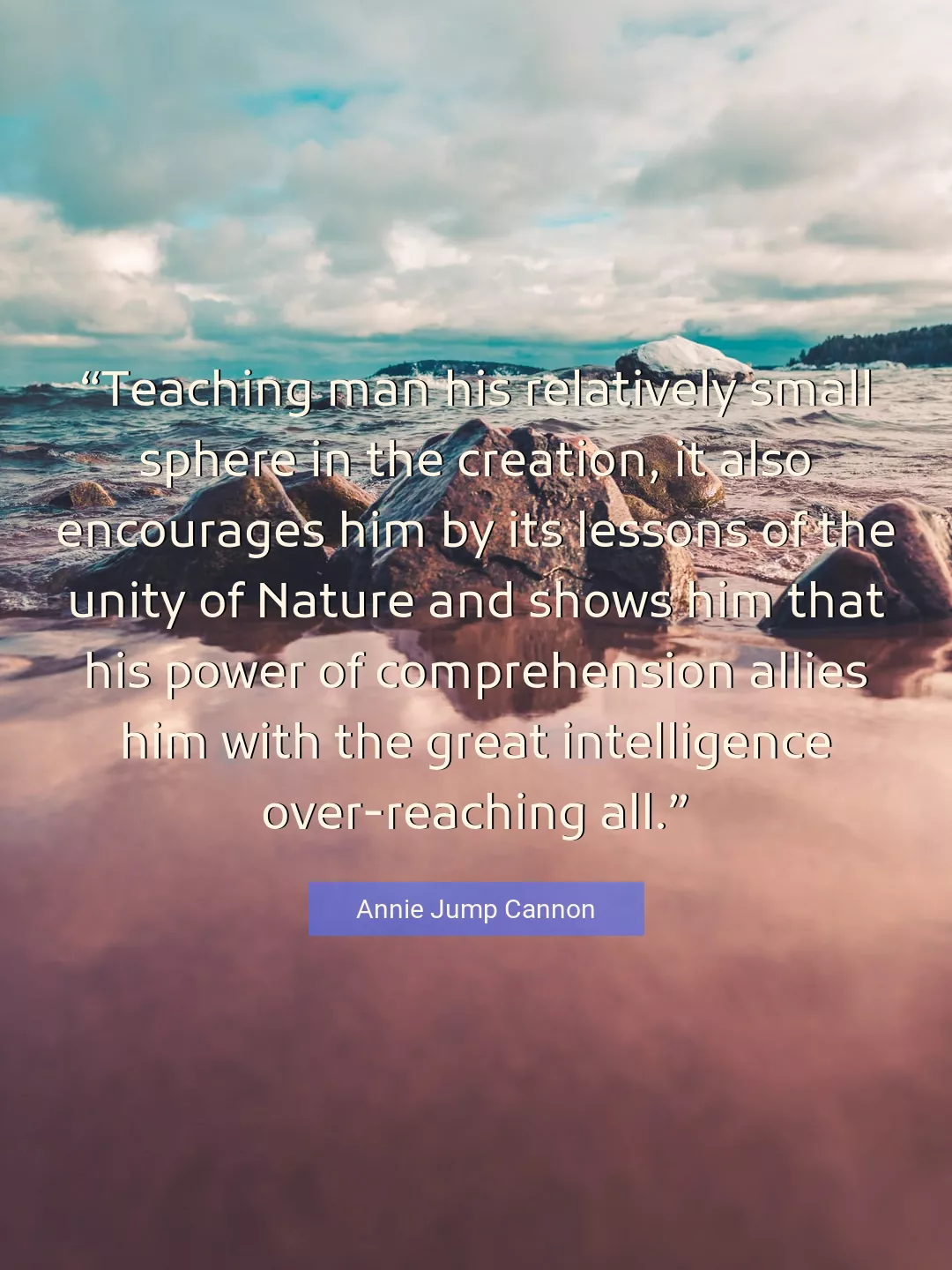 Quote About Nature By Annie Jump Cannon