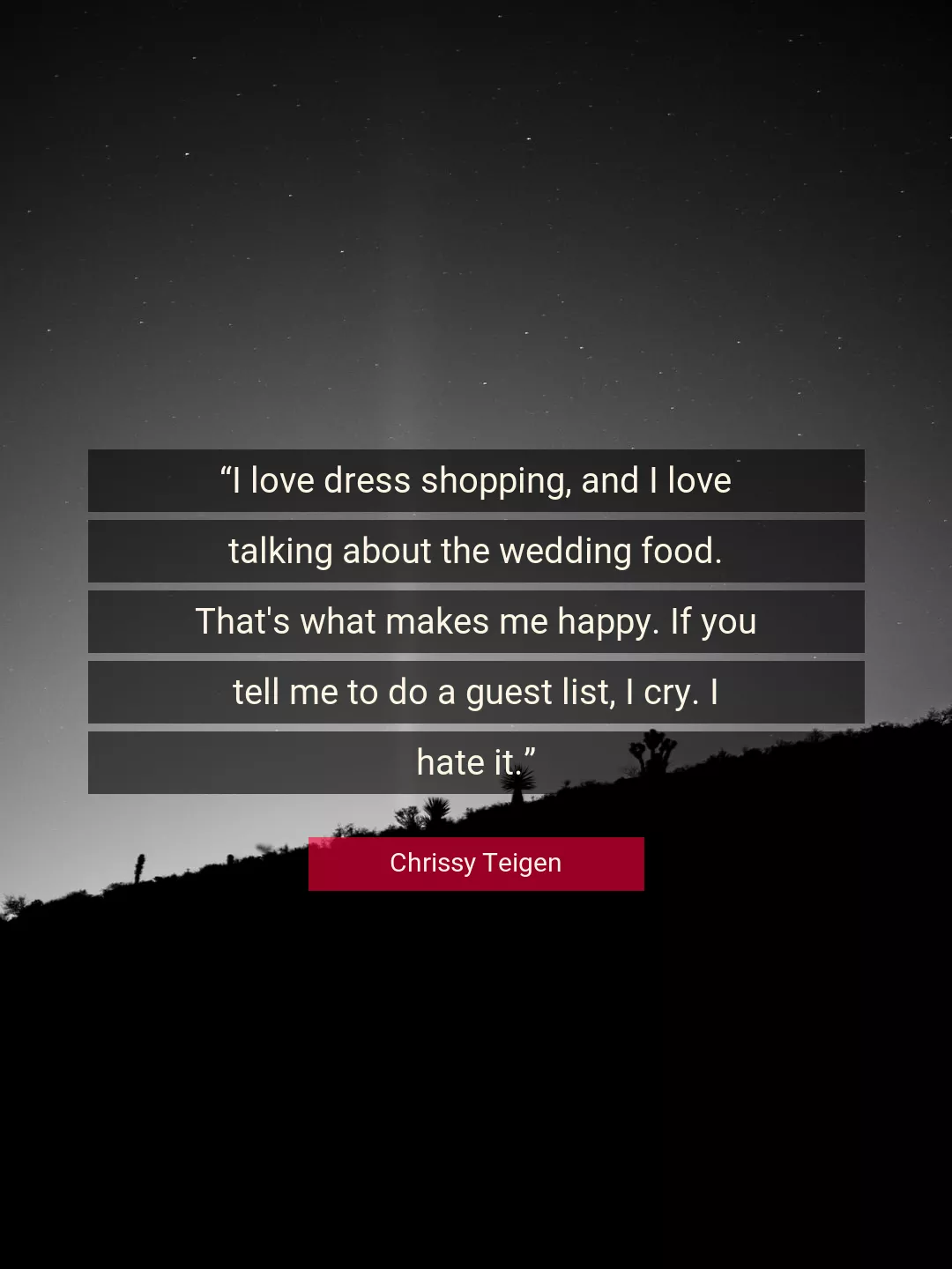 Quote About Love By Chrissy Teigen