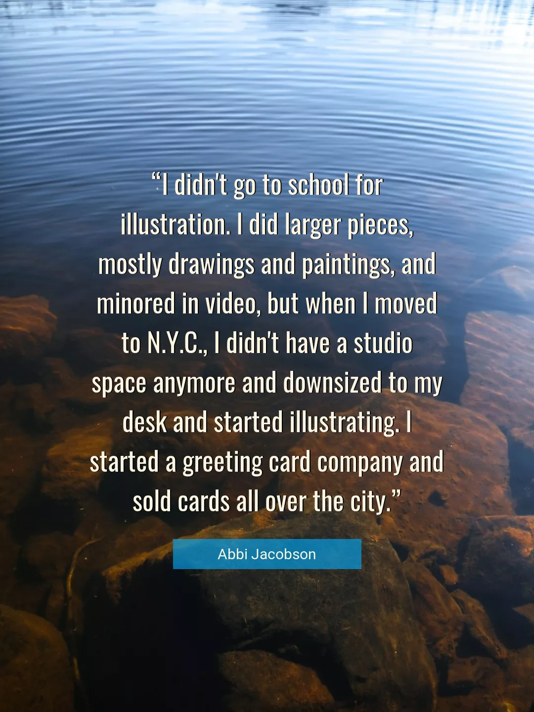 Quote About City By Abbi Jacobson
