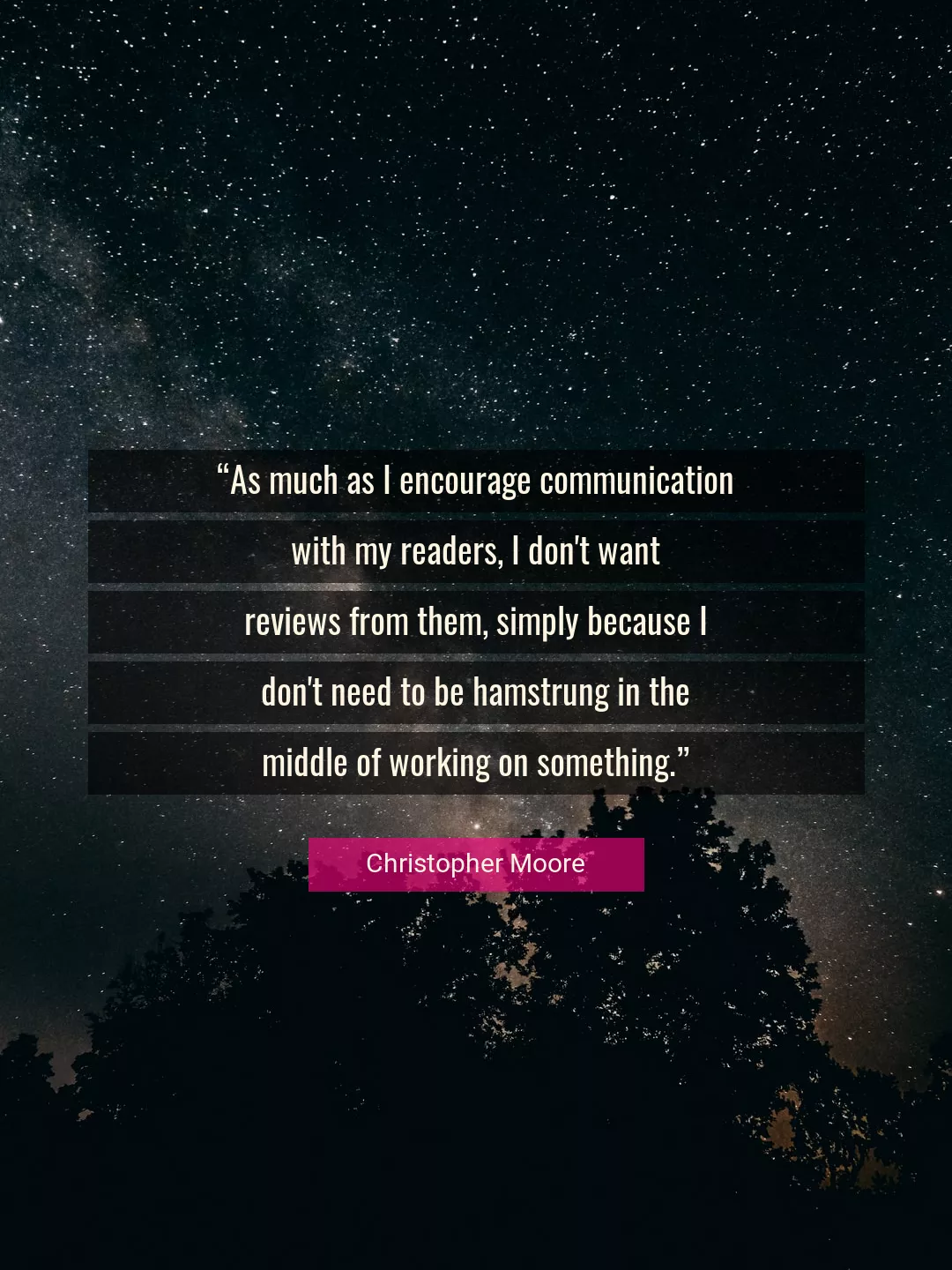 Quote About Communication By Christopher Moore