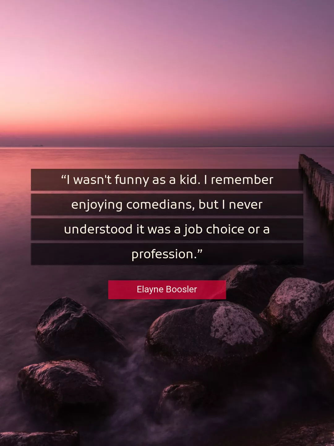 Quote About Funny By Elayne Boosler