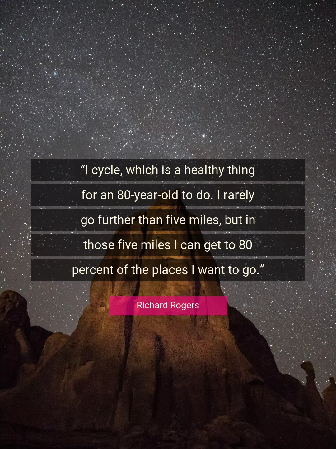 Quote About Go By Richard Rogers
