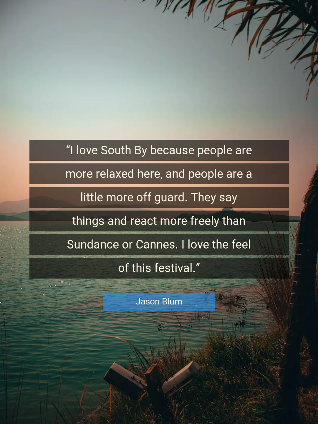 Quote About Love By Jason Blum