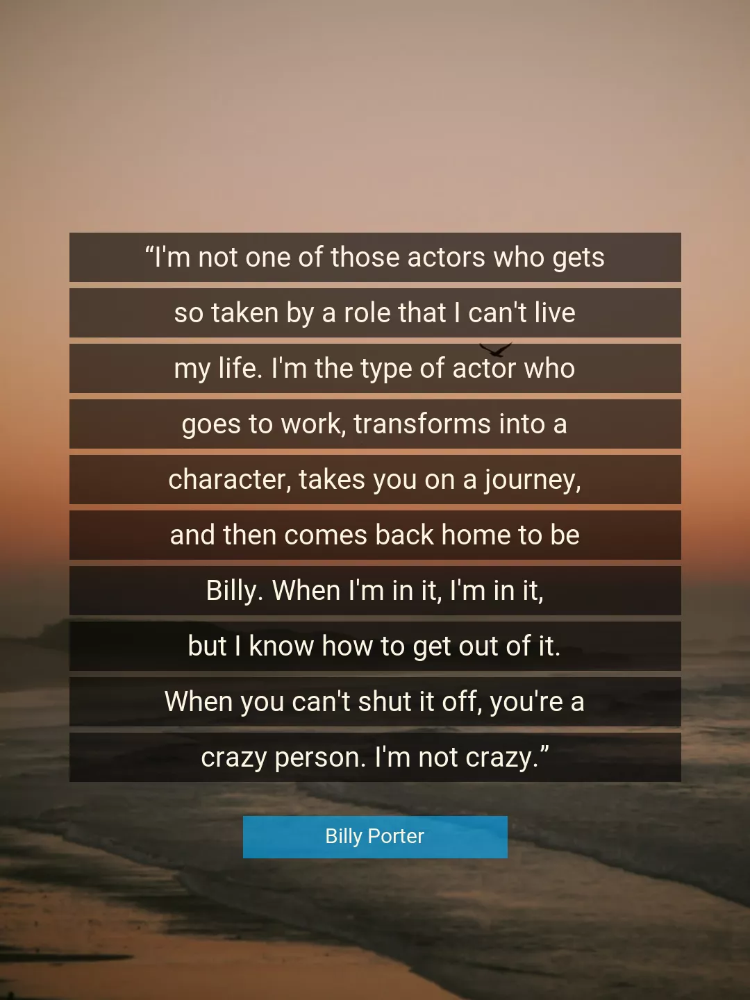 Quote About Life By Billy Porter