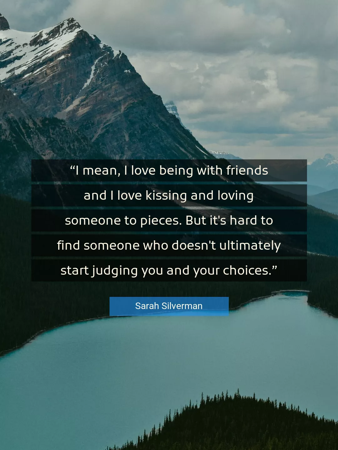 Quote About Love By Sarah Silverman