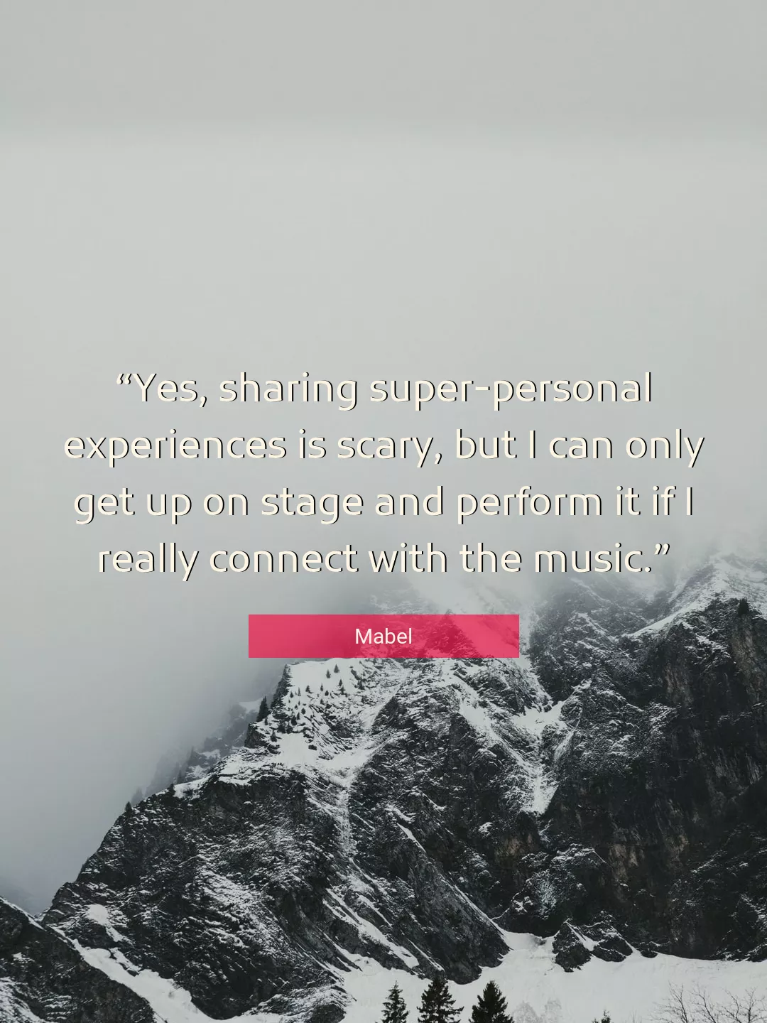 Quote About Music By Mabel