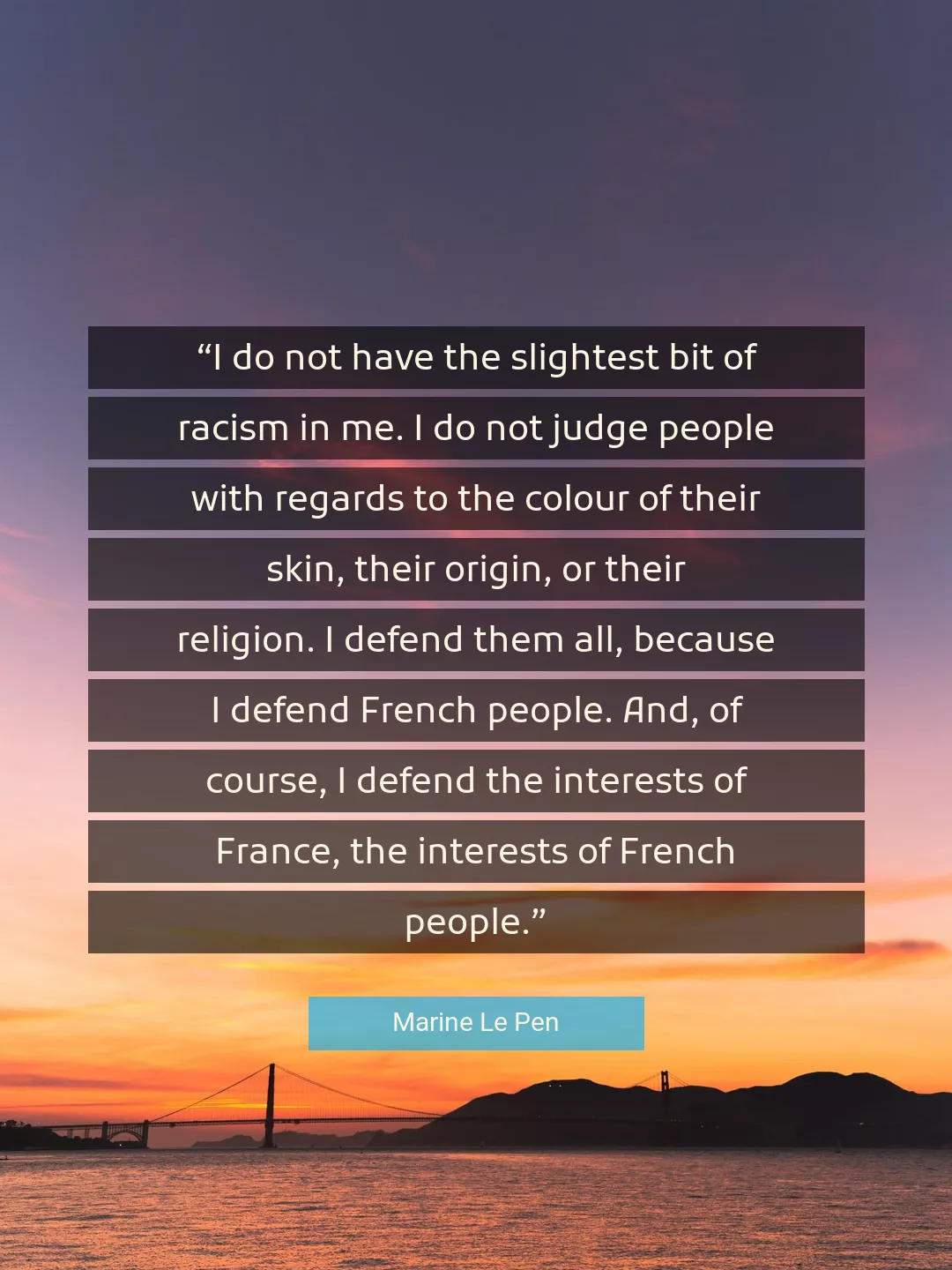 Quote About Me By Marine Le Pen