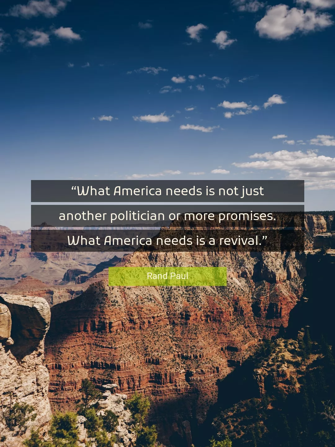 Quote About America By Rand Paul