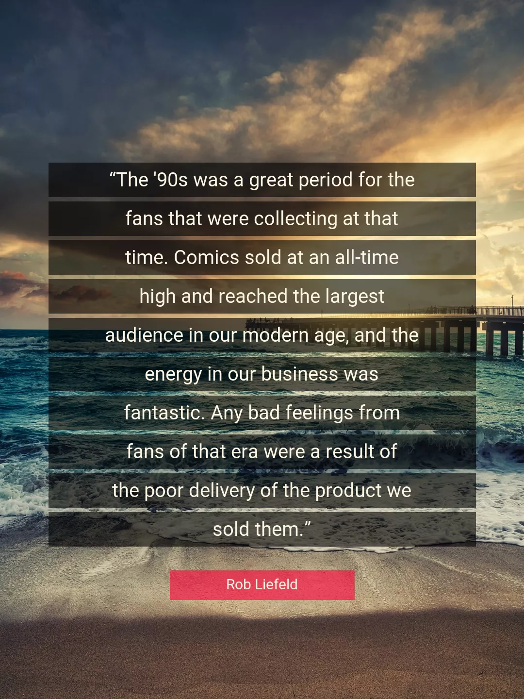 Quote About Age By Rob Liefeld