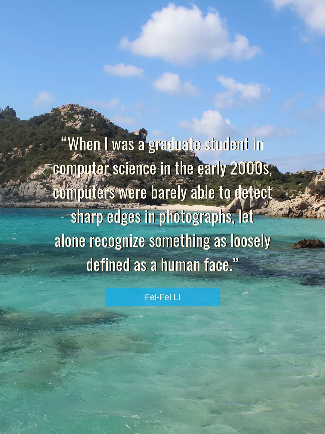 Quote About Science By Fei-Fei Li