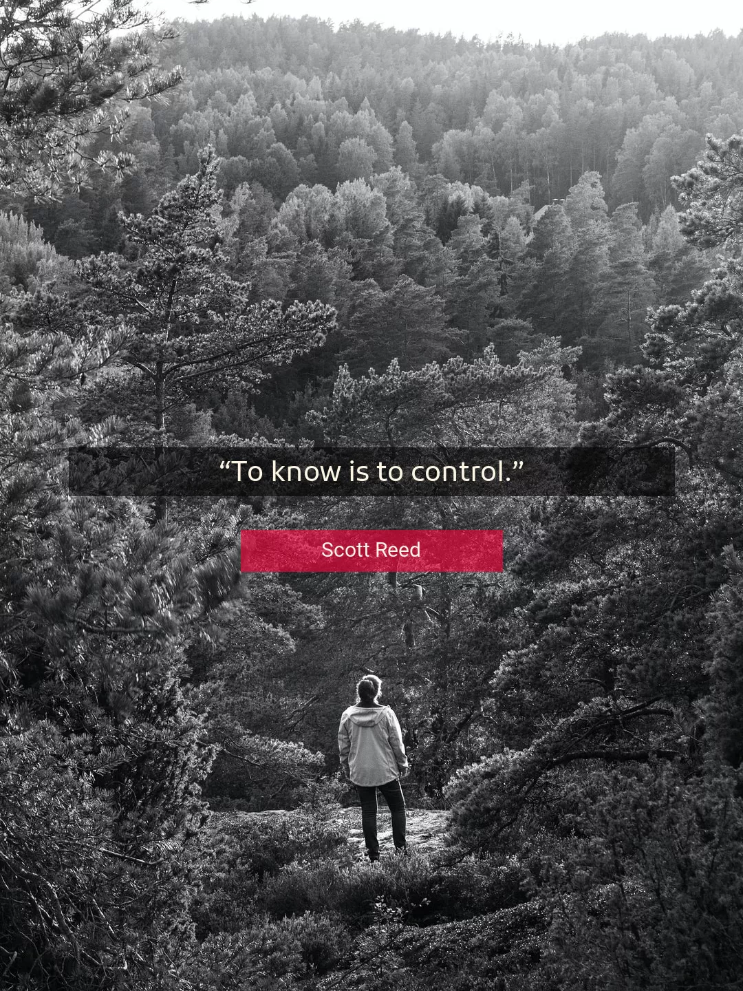 Quote About Control By Scott Reed