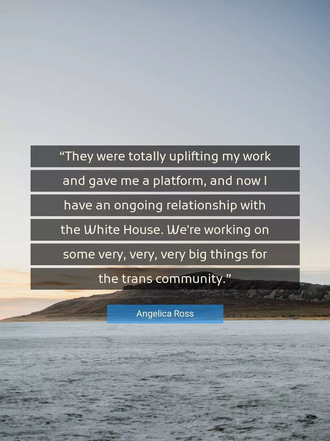 Quote About Work By Angelica Ross