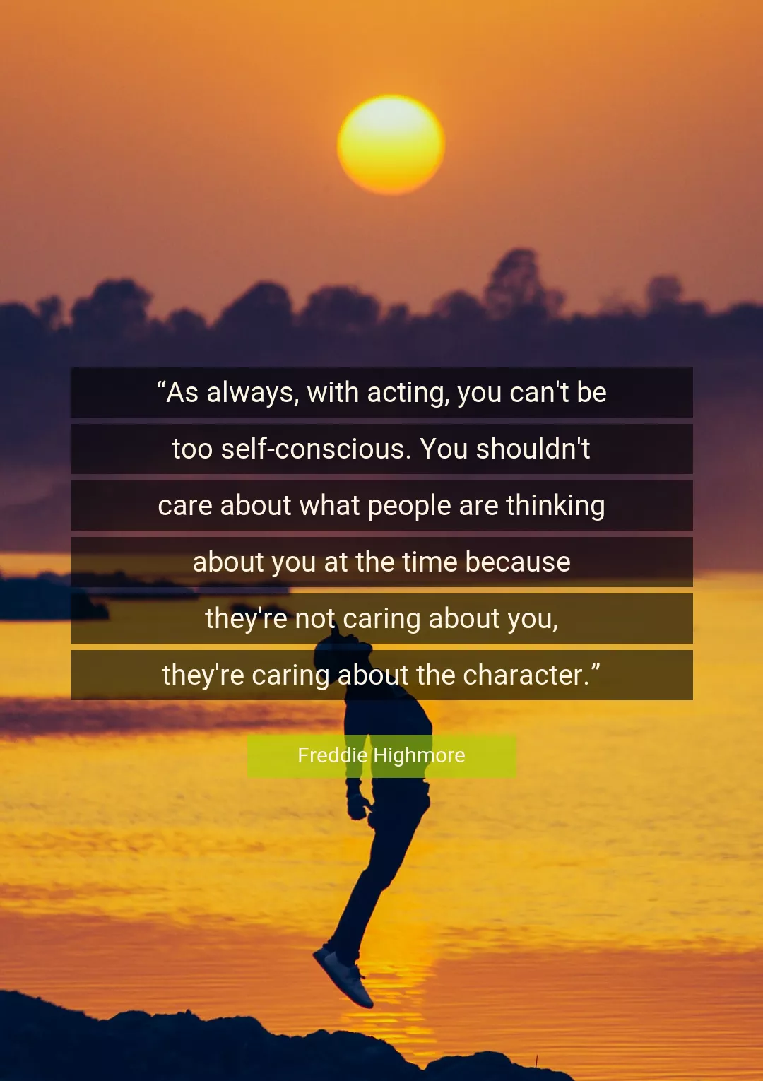 Quote About Character By Freddie Highmore