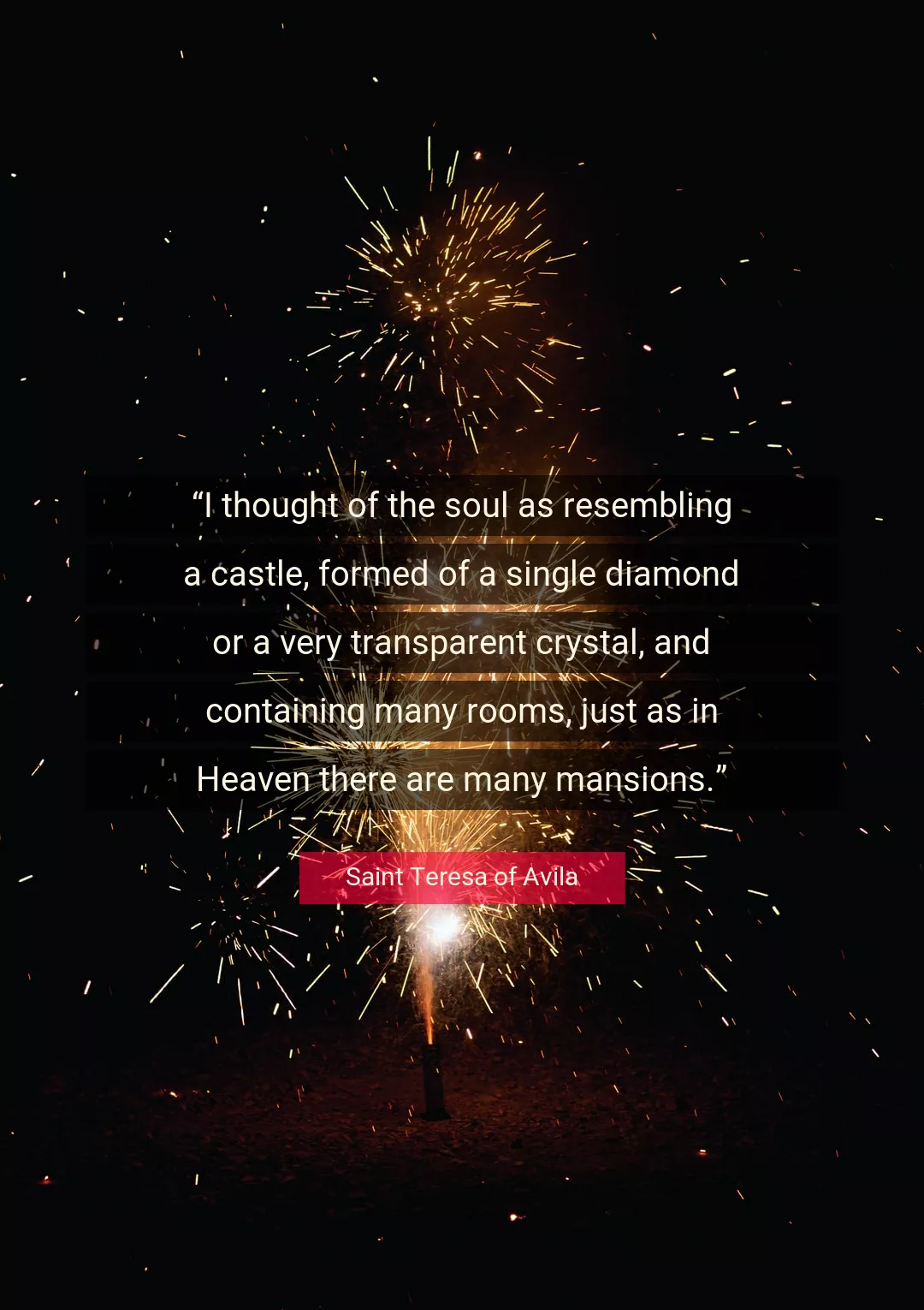 Quote About Soul By Saint Teresa of Avila