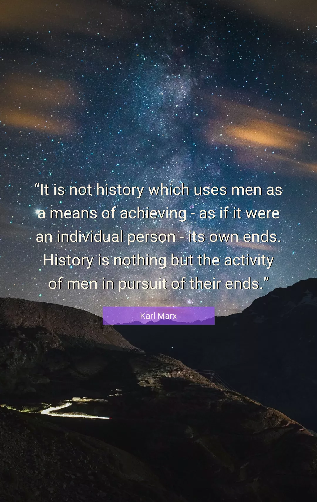 Quote About History By Karl Marx