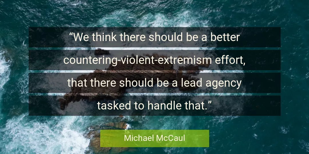 Quote About Better By Michael McCaul