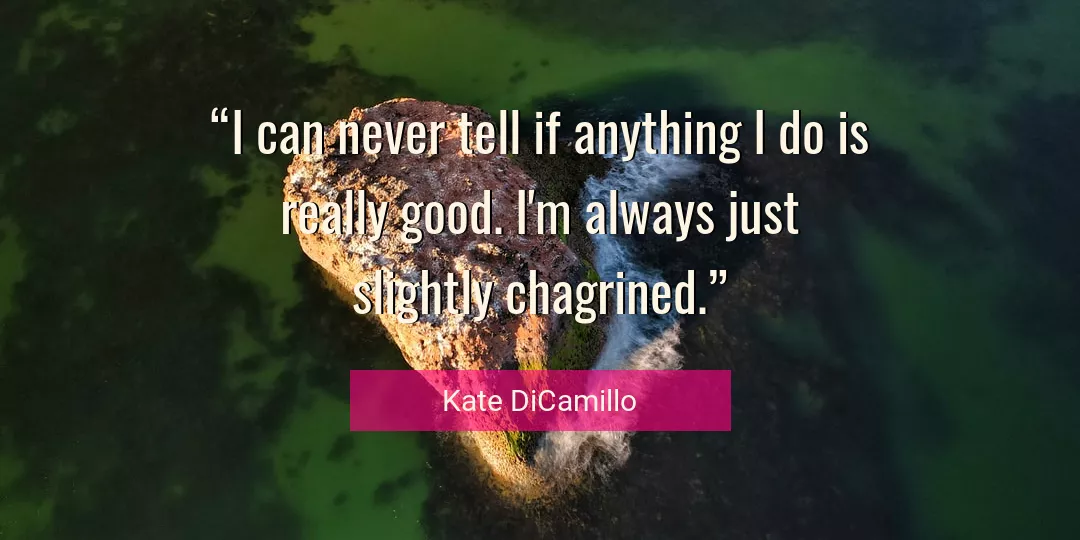 Quote About Good By Kate DiCamillo
