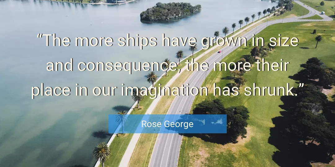 Quote About Imagination By Rose George