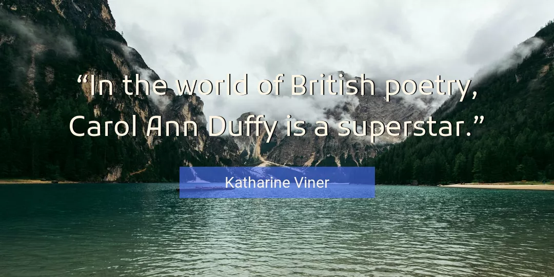 Quote About World By Katharine Viner