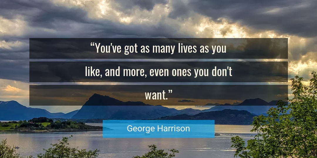 Quote About You By George Harrison