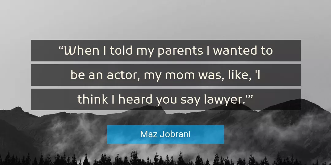Quote About You By Maz Jobrani