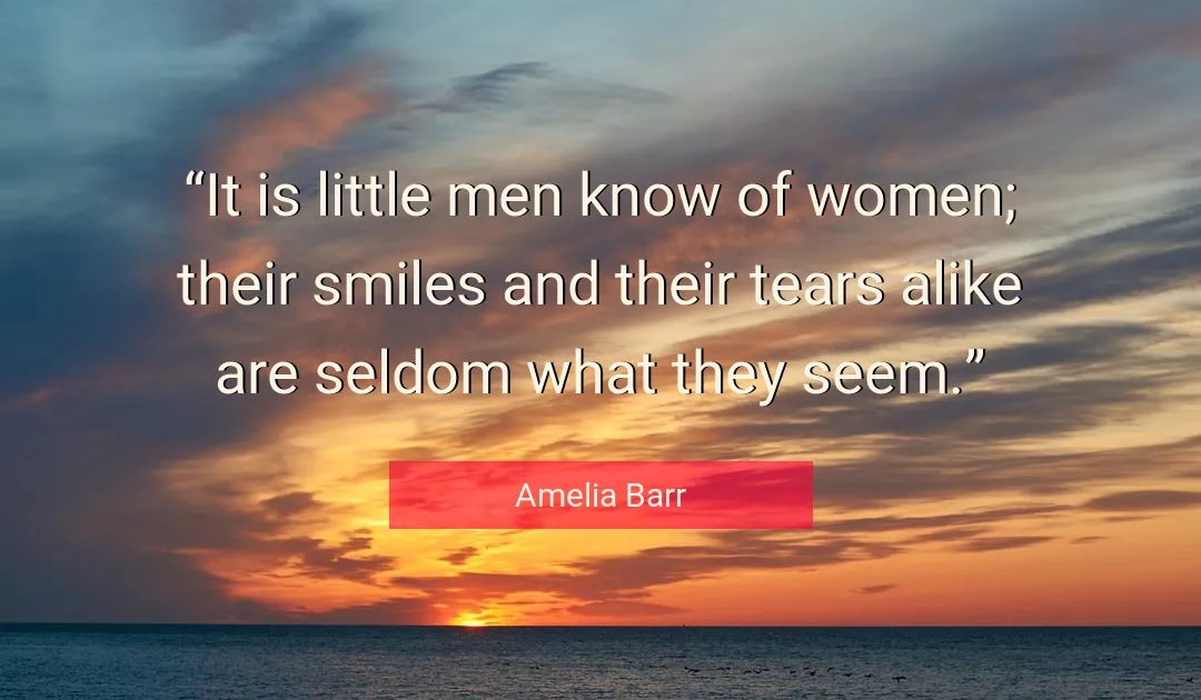 Quote About Women By Amelia Barr