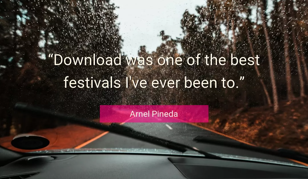 Quote About Best By Arnel Pineda