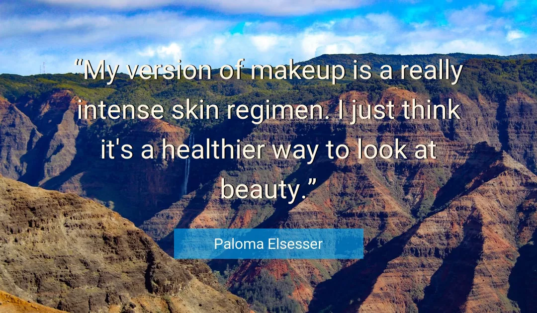Quote About Beauty By Paloma Elsesser