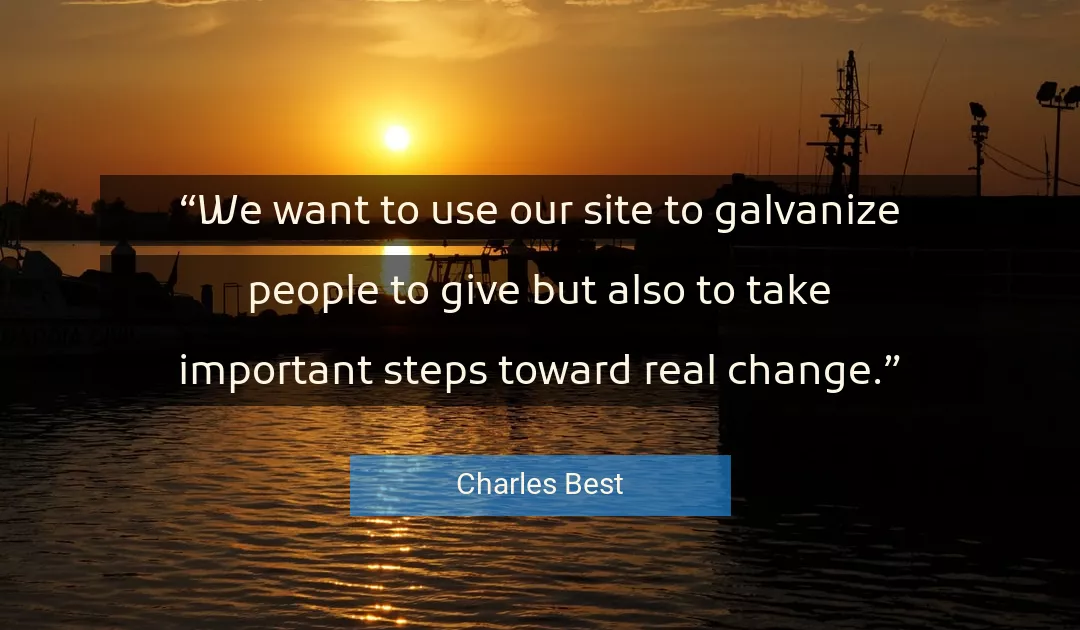 Quote About Change By Charles Best