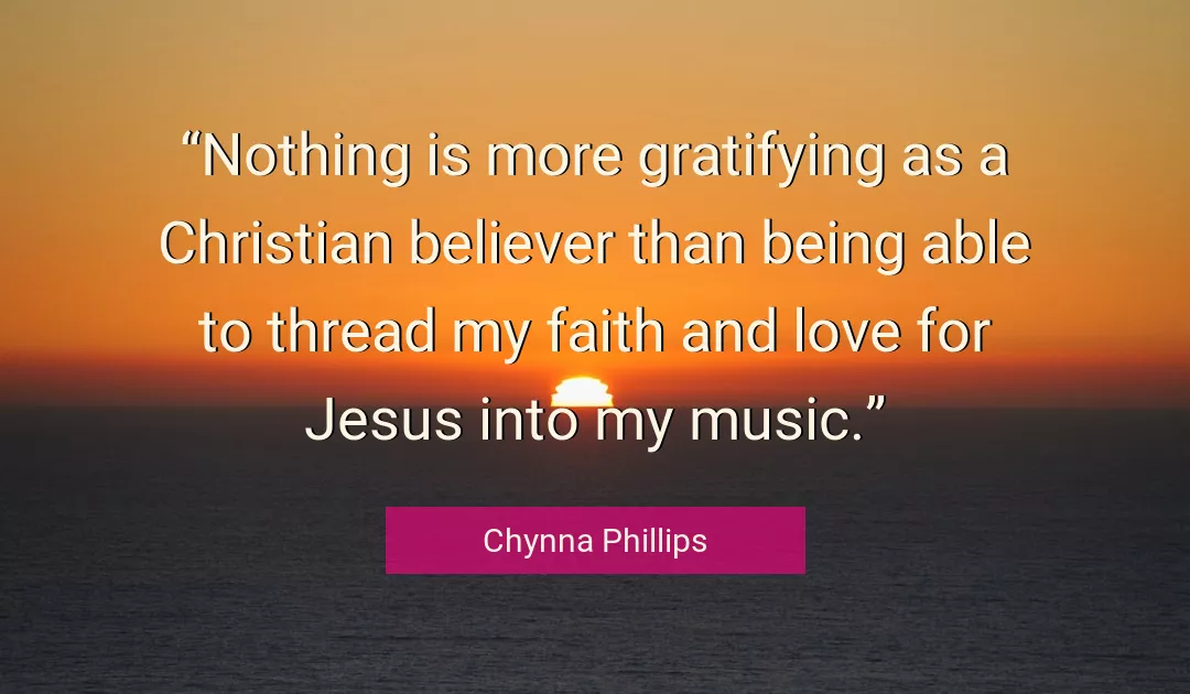 Quote About Love By Chynna Phillips